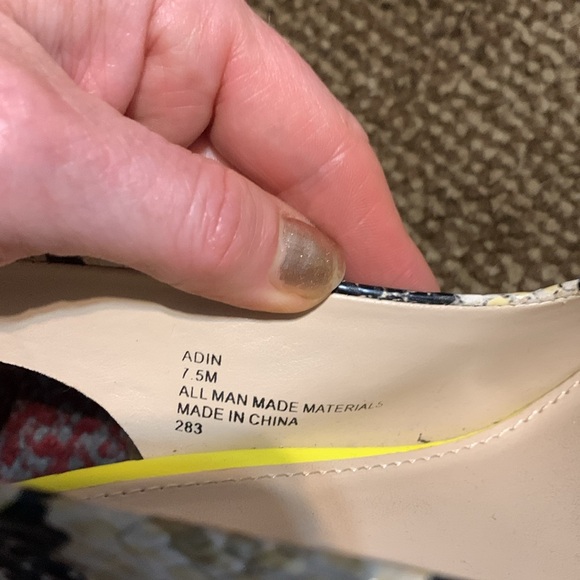 Steve Madden Snakeskin Platform Slingback Heel - Picture 6 of 6